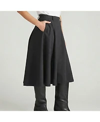 Universal Standard Plus Aleya Pleated Ponte Skirt