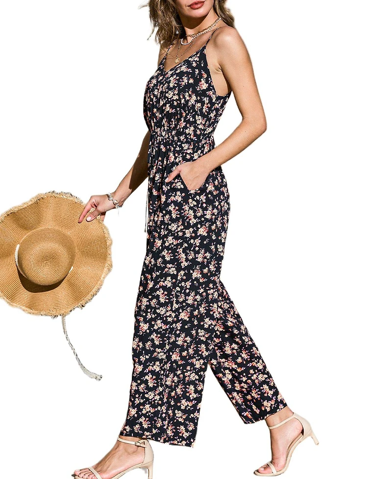 Cupshe Women's Vagabond Floral Jumpsuit