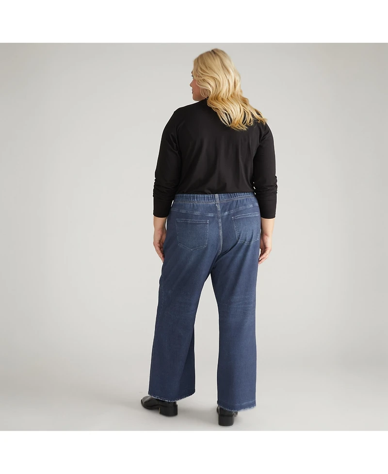 Universal Standard Plus Wide Leg Sweatpant Jeans