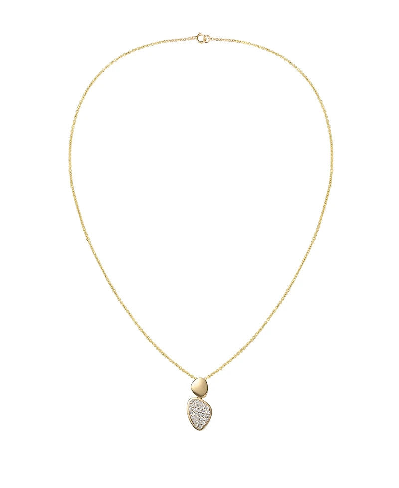 Macy's Lab Grown White Sapphire (3/4 ct. t.w.) Pendant Necklace Sterling Silver (Also 14k Gold Over Silver)