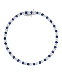 Macy's Multi-Gemstone Bracelet in 14k Gold Over Sterling Silver (Also in Sterling Silver)