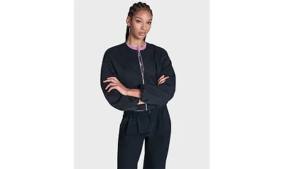 Converse Women's Bubble Sleeve Bomber Jacket