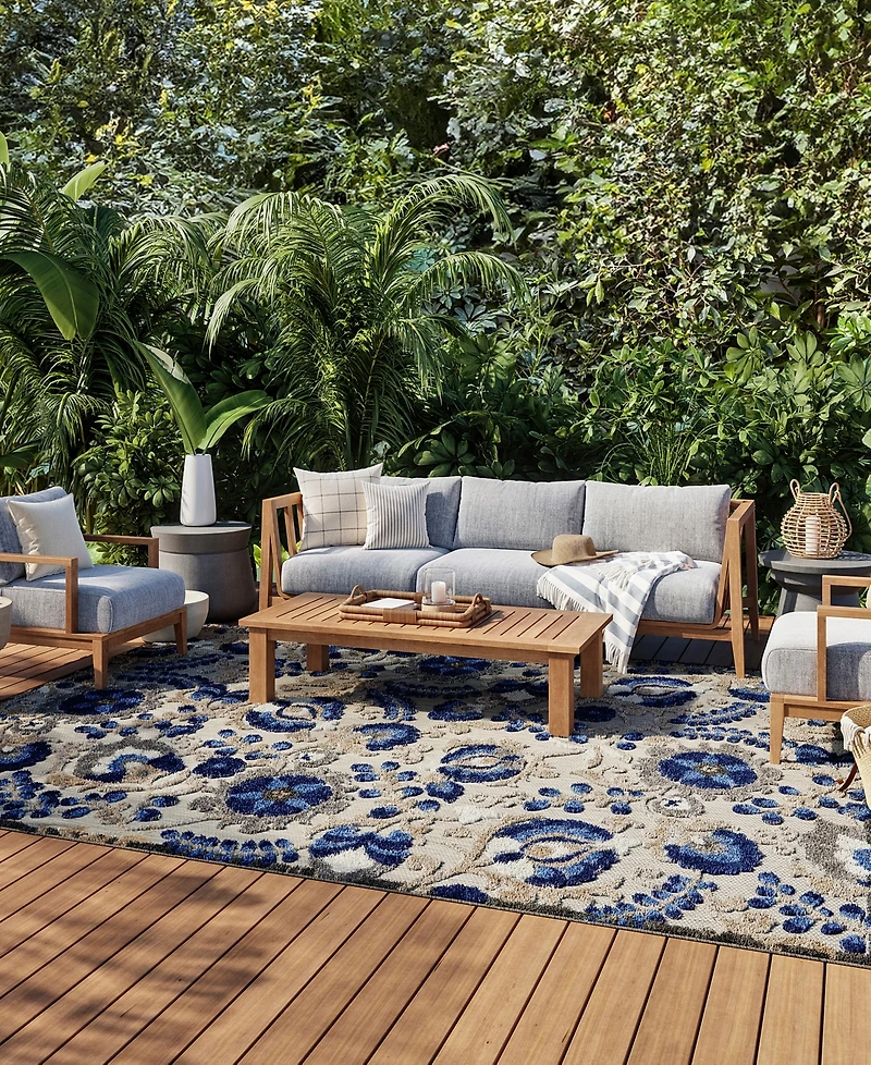Nourison Home Aloha ALH17 7'10" x 10'6"Outdoor Area Rug