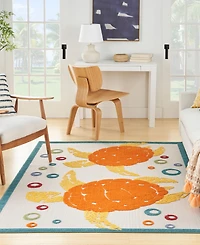 Nourison Home Aloha ALH27 3'6"x5'6" Area Rug