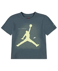 Jordan Boys' Toddler 2T-4T Jumpman Grid Blur Crewneck T-Shirt