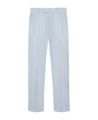 Calvin Klein Boys' 8-20 Tri-Blend Linen Zip Closure Suit Pants