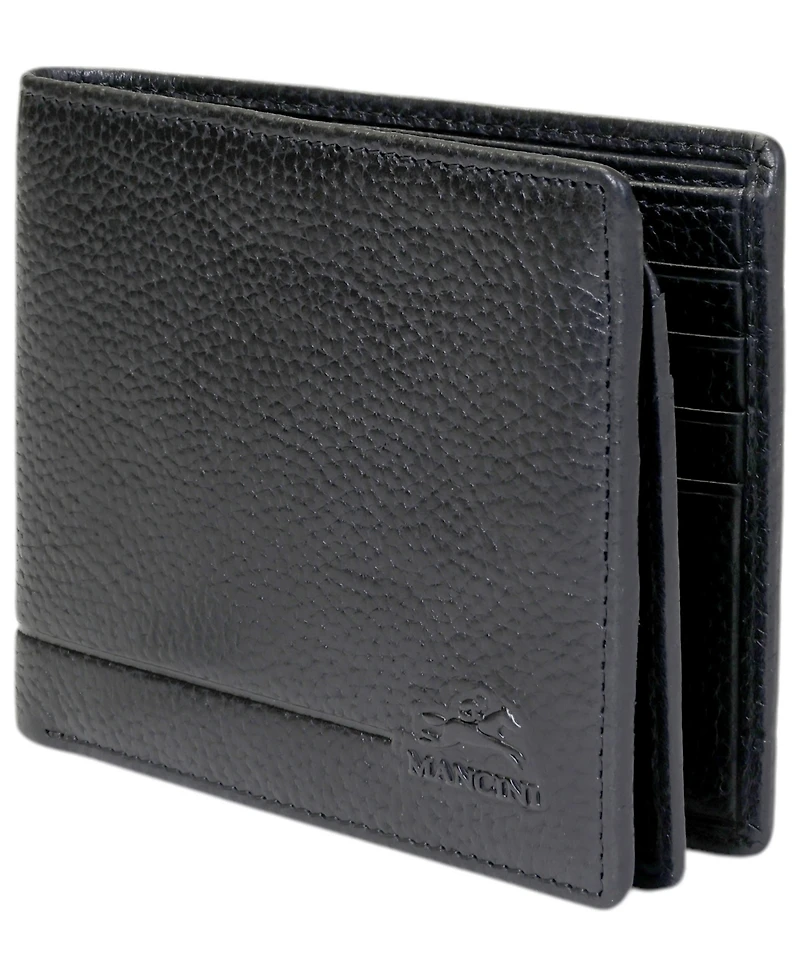 Mancini Men's Fifth Avenue Rfid Secure Billfold Wallet
