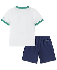 Nike Boys' 4-7 Dri-fit Baseball Character Short-Sleeve T-Shirt and Shorts, 2-Piece Set
