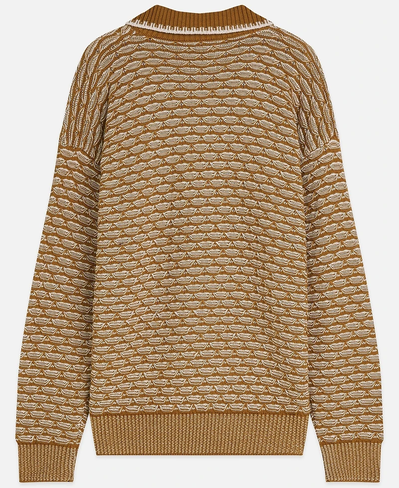 Scotch & Soda Men's Extra Dropped Shoulder Structure Polo Shirt