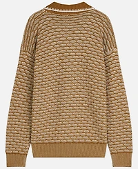 Scotch & Soda Men's Extra Dropped Shoulder Structure Polo Shirt