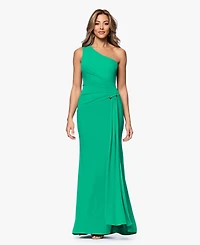 Xscape Women's One-Shoulder Maxi Dress