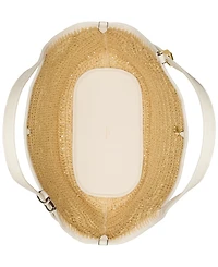 kate spade new york Deco Straw Tulip Extra-Large Tote Bag