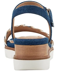 Easy Spirit Women's Edythe Woven Wedge Sandals