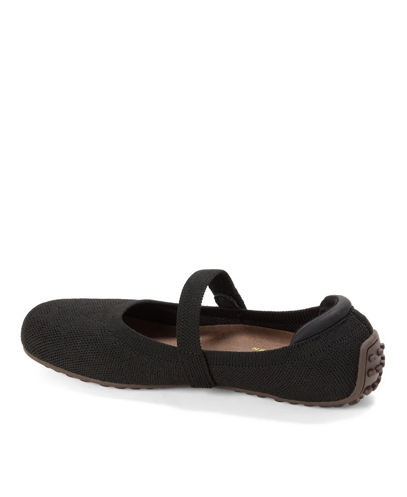 Dearfoams Women's Haddy Sport Knit Flat