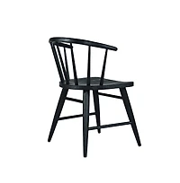 Jofran Fitz Traditional Solid Wood Curved Back Spindle Dining Chair (Set of 2