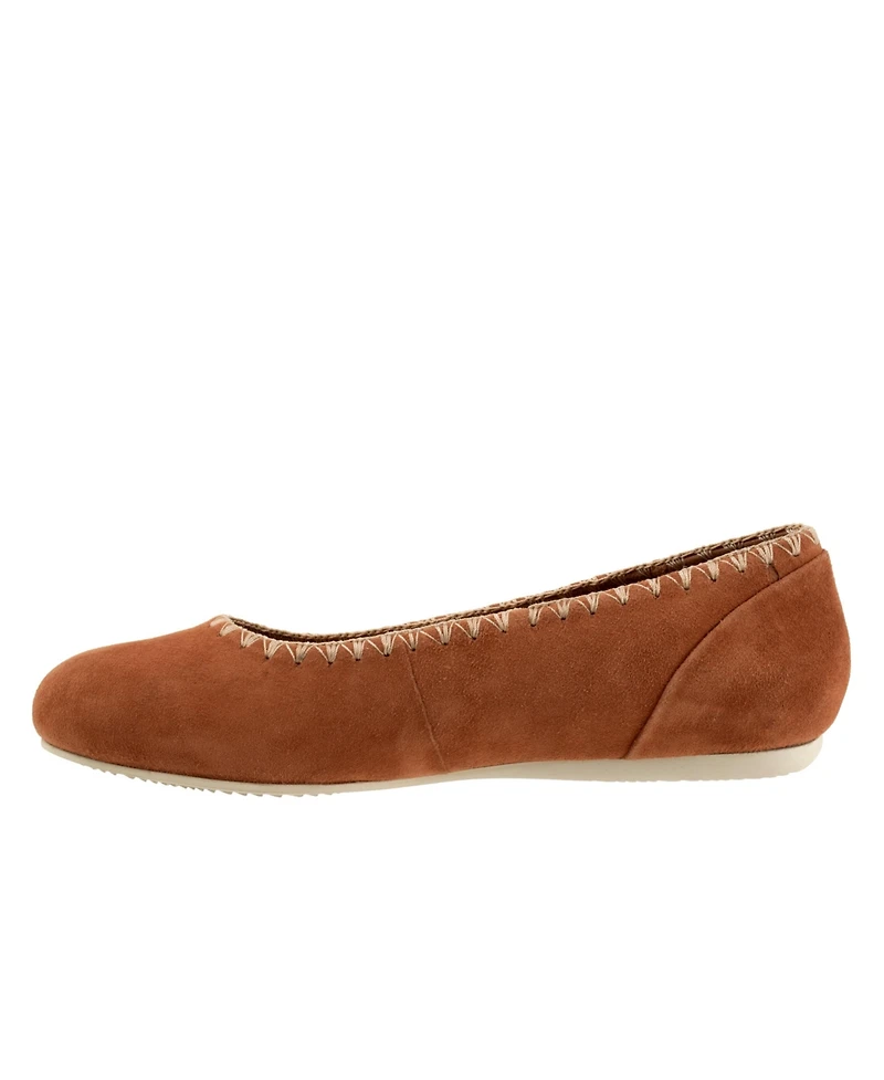 Softwalk Women's Sonoma Embroidery Flat