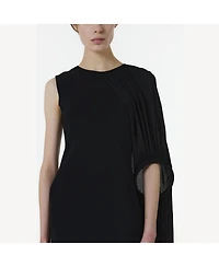 Leem Women's Asymmetric Shoulder Hoop Knit Dress
