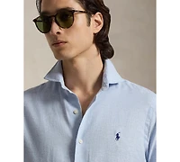 Polo Ralph Lauren Men's Classic-Fit Herringbone Pattern Shirt