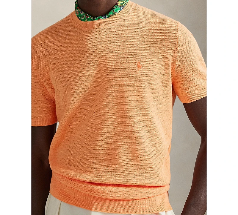 Polo Ralph Lauren Men's Textured Lightweight Sweater T-Shirt