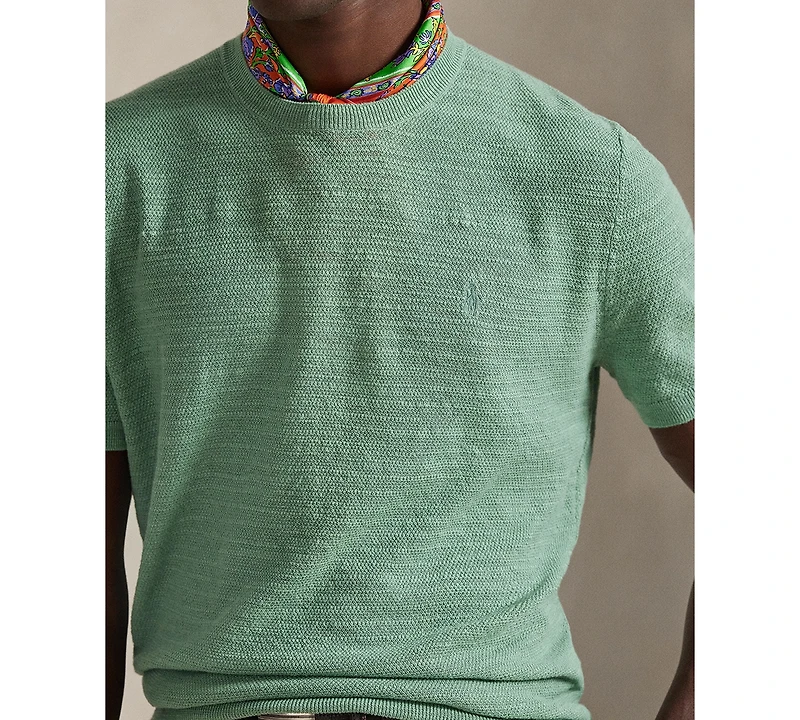 Polo Ralph Lauren Men's Textured Lightweight Sweater T-Shirt