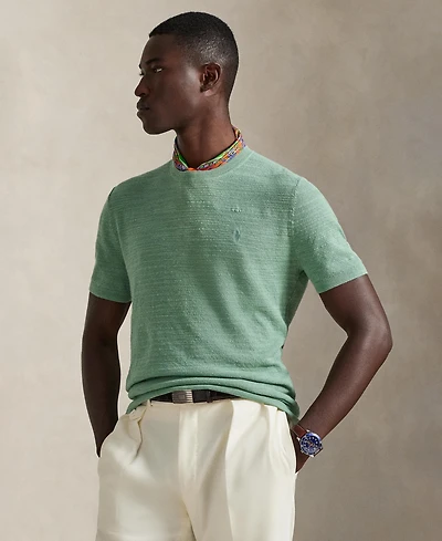 Polo Ralph Lauren Men's Textured Lightweight Sweater T-Shirt