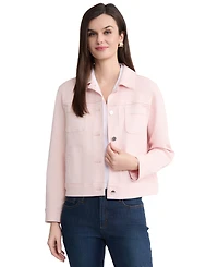 Jones New York Women's Patch Pocket Denim Jacket