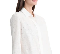 Jones New York Women's Collared Neck Shirt