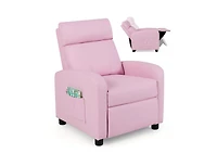 Ergonomic Pu Leather Kids Recliner Lounge Sofa for Kids