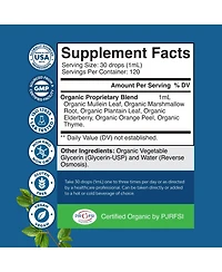 Lung Cleanse, Mullein Leaf Cleanse & Detox Supplement, Nature's Craft | 4oz