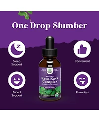 Kava Kava Complex | Mood Support Supplement, Calming High Concentration Extract with Chamomile & Lavender Flavor | 60ml