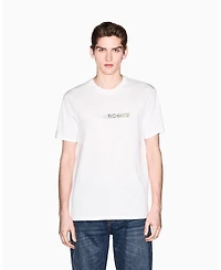 A|X Armani Exchange Men's Short Sleeve Rainbow Logo T-Shirt
