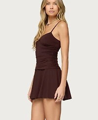 Edikted Women's Deborah Ruched Mini Dress
