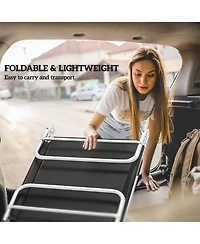 Outsunny Foldable Reclining Pool & Beach Chair w/ Pillow