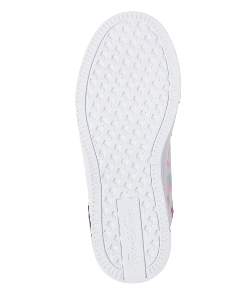 Skechers Little Girls Twinkle Toes: Sparks - Butterfly High Top Light-Up Casual Sneakers from Finish Line