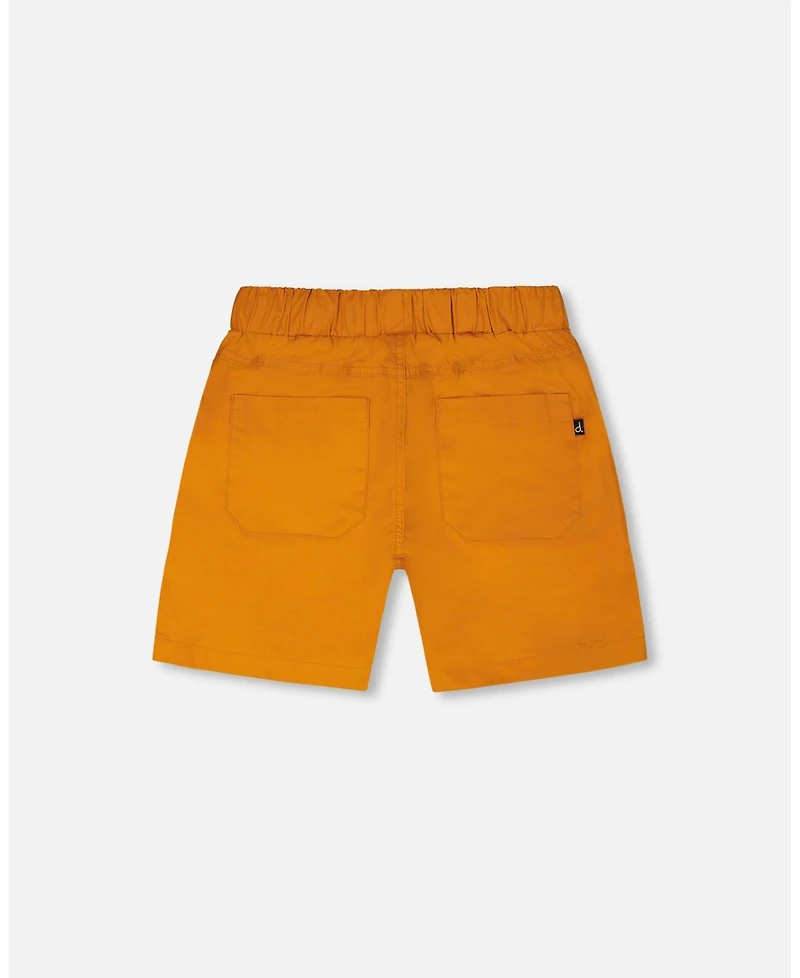 Deux par Deux Toddler Boys Parachute Shorts with Patch Pockets