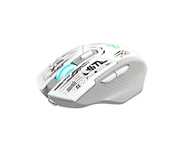 Risokeys Dual Mode 2.4G & Bluetooth 5.1 Wireless Gaming Mouse with Silent Click, Rechargeable, 3 Level Adjustable Dpi
