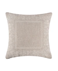 Levtex Home Alessio Embroidered Decorative Pillow, 18" x 18"