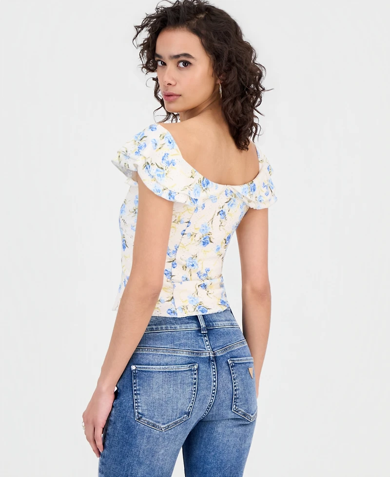 Guess Women's Off-The-Shoulder Teodolinda Top