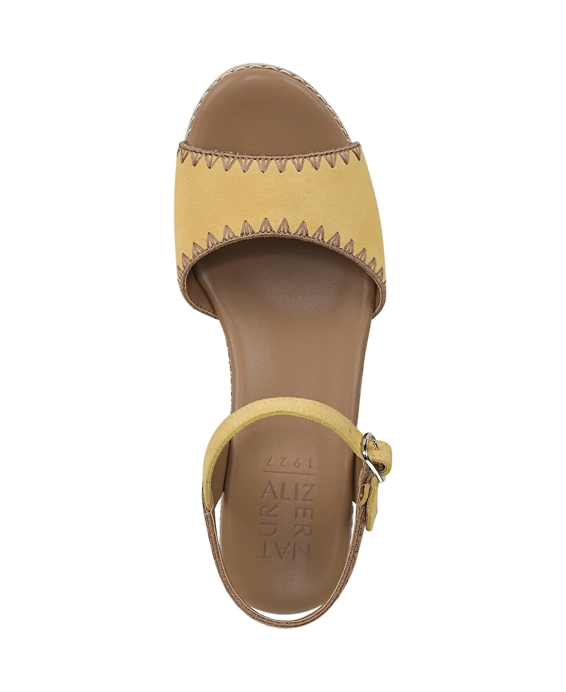 Naturalizer Women's Della Strappy Wedge Heel Sandals