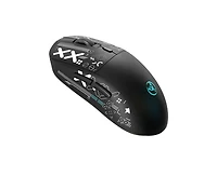 Risokeys Tri-Mode Wireless Gaming Mouse with Magnetic Rgb Charging Dock, 12000 Dpi, 650mAh Rechargeable, BT5.3+2.4G+Wired