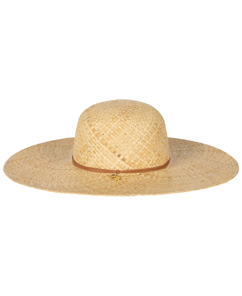 Lauren Ralph Lauren Logo Charm Raffia Sun Hat
