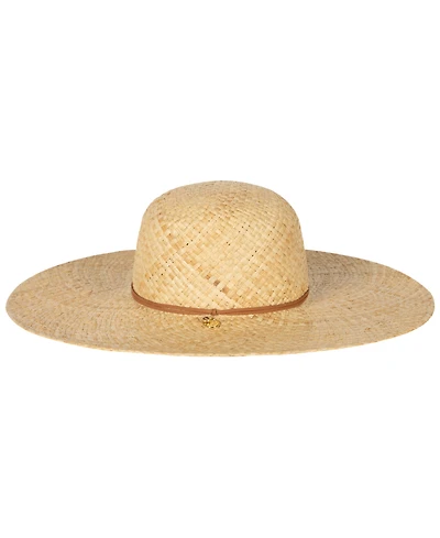 Lauren Ralph Lauren Logo Charm Raffia Sun Hat