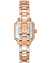 Dkny Women's Rose Gold Dial Open Link Rose-Gold Tone Stainless Steel Bracelet Watch, 27 x 27mm