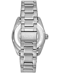 Dkny Men's Day Date Gray Dial Stainless Steel Bracelet Watch, 41mm