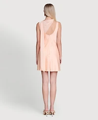 Avec Les Filles Women's Cowl Neck Mini Dress