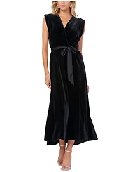 Bishop + Young Women's Bishop + Young Luxe Velvet Aeries Wrap Dress