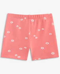 First Impressions Toddler Girls' 2T-4T Mix & Match Sand-Dollar-Print Biker Shorts, Macy's Exclusive