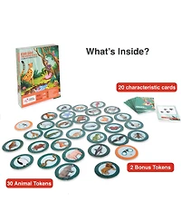 Chalk & Chuckles Eye See Animals Educational Matching Game Set