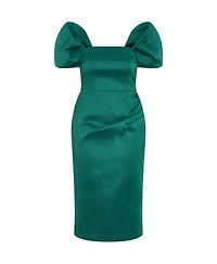 City Chic Women's Elyse Off Shoulder Midi Dress
