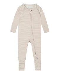 Motette Baby Boys Oatmeal Stripe Bamboo Sleeper